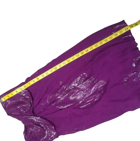 Nicole Miller Diossa Luna Strapless Mini Dress Magenta Purple Size 0 - Picture 8 of 14